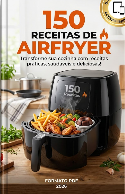 E-book 150 Receitas de Airfryer